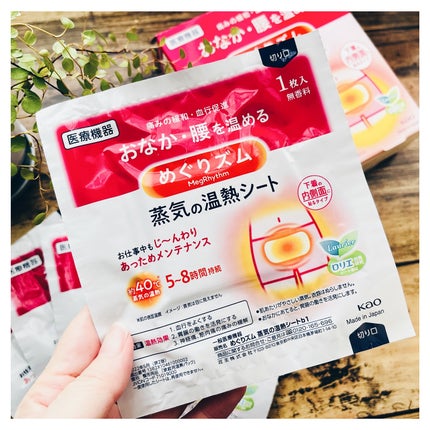 蒸気の温熱シート 下着の内側面に貼るタイプ/めぐりズム/その他を使ったクチコミ(3枚目)