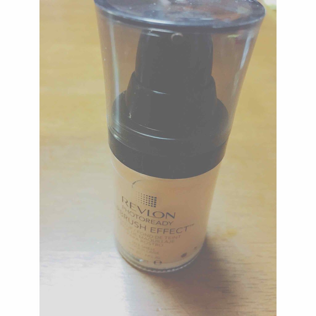フォトレディ エアブラッシュ エフェクト メイクアップ/REVLON/リキッドファンデーションを使ったクチコミ(1枚目)