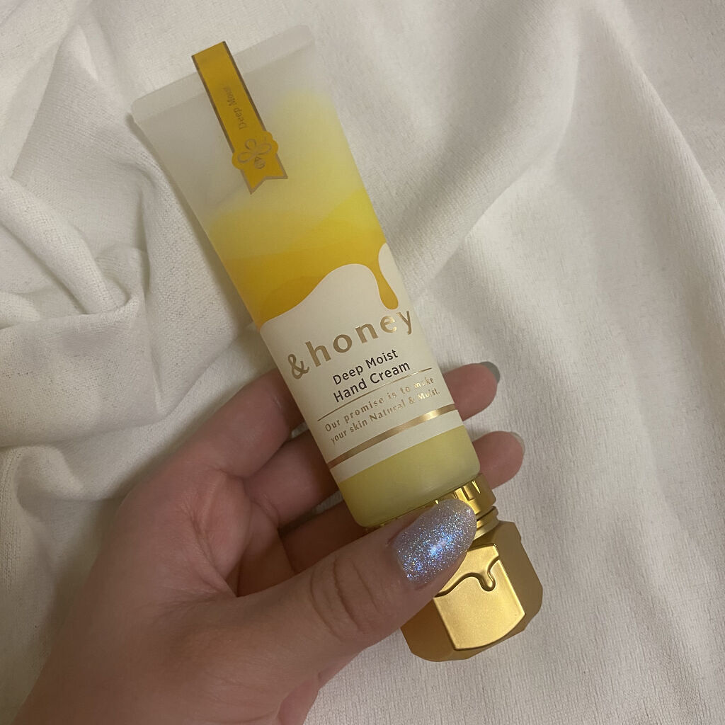 アンドハニー　ディープモイスト ハンドクリーム/&honey/ハンドクリームを使ったクチコミ（1枚目）