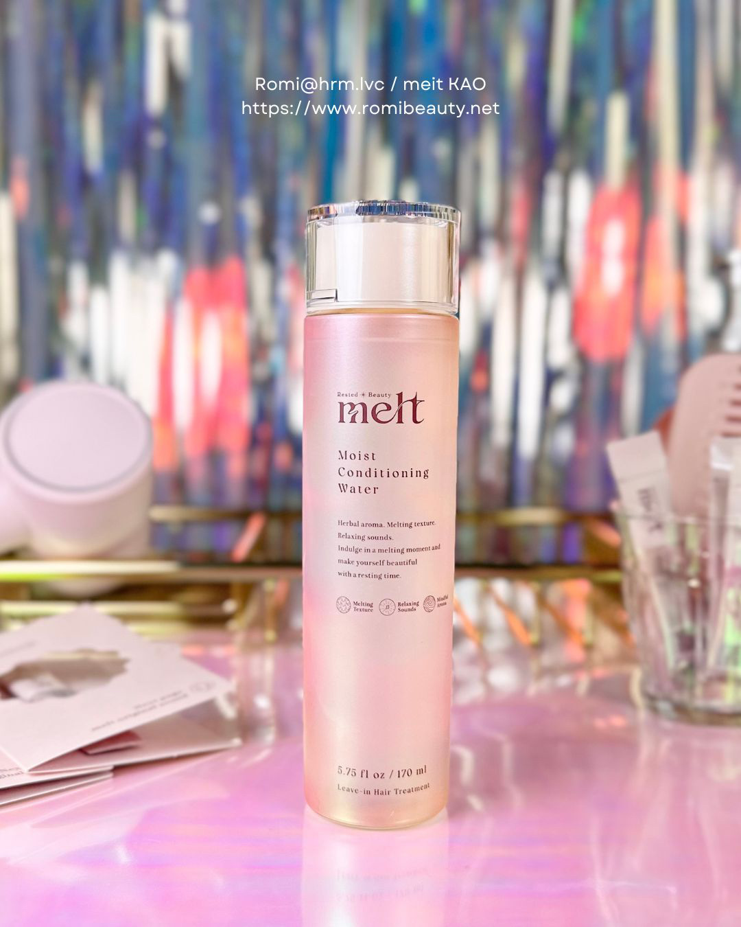 メルト モイストコンディショニングウォーター/melt/アウトバストリートメントを使ったクチコミ（1枚目）