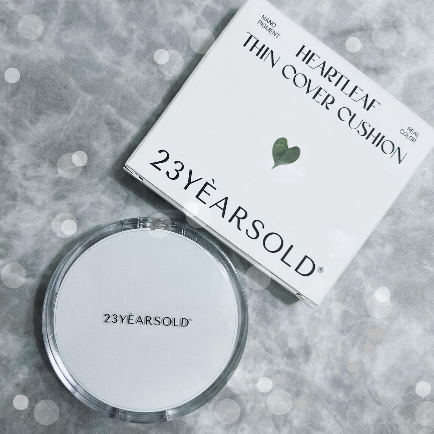 ハートリーフシーンカバークッション/23years old/クッションファンデーションを使ったクチコミ（1枚目）