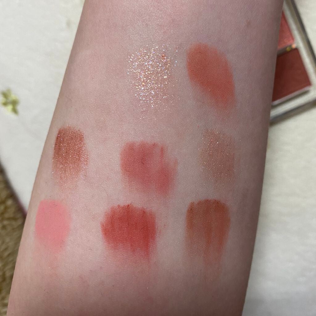 クォーツ 9色アイシャドウパレット(ドリームランドアイシャドウ)/ZEESEA/アイシャドウパレットを使ったクチコミ(4枚目)