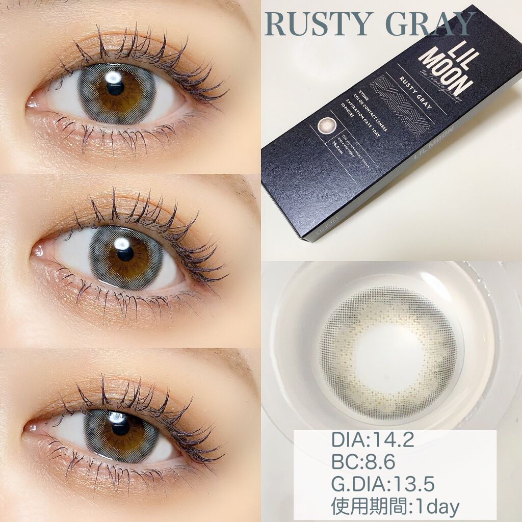 LIL MOON 1day/LILMOON/ワンデー（１DAY）カラコンを使ったクチコミ（2枚目）