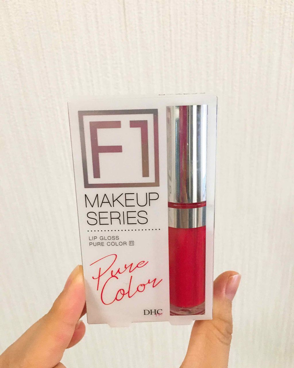 リップグロス ピュアカラー[F1]/DHC/リップグロスを使ったクチコミ（1枚目）