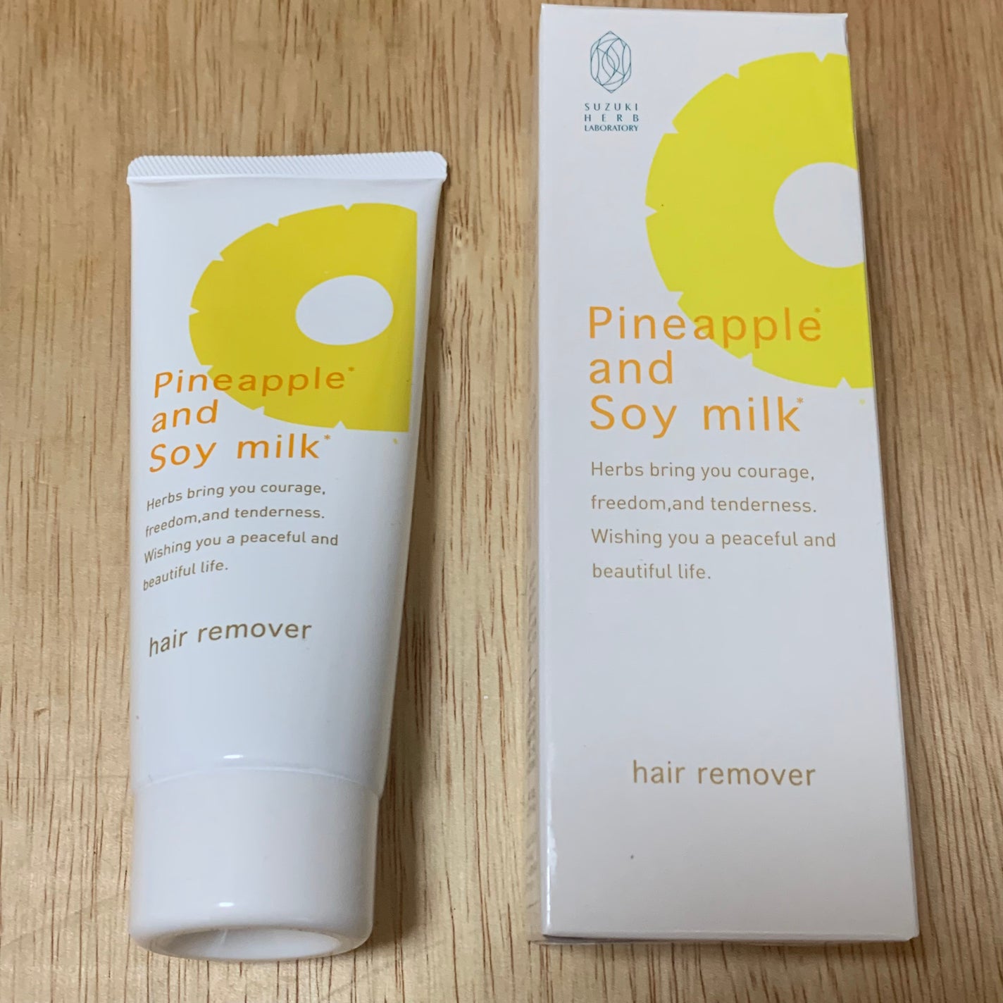 パイナップル豆乳除毛クリーム/鈴木ハーブ研究所/除毛クリームを使ったクチコミ(2枚目)