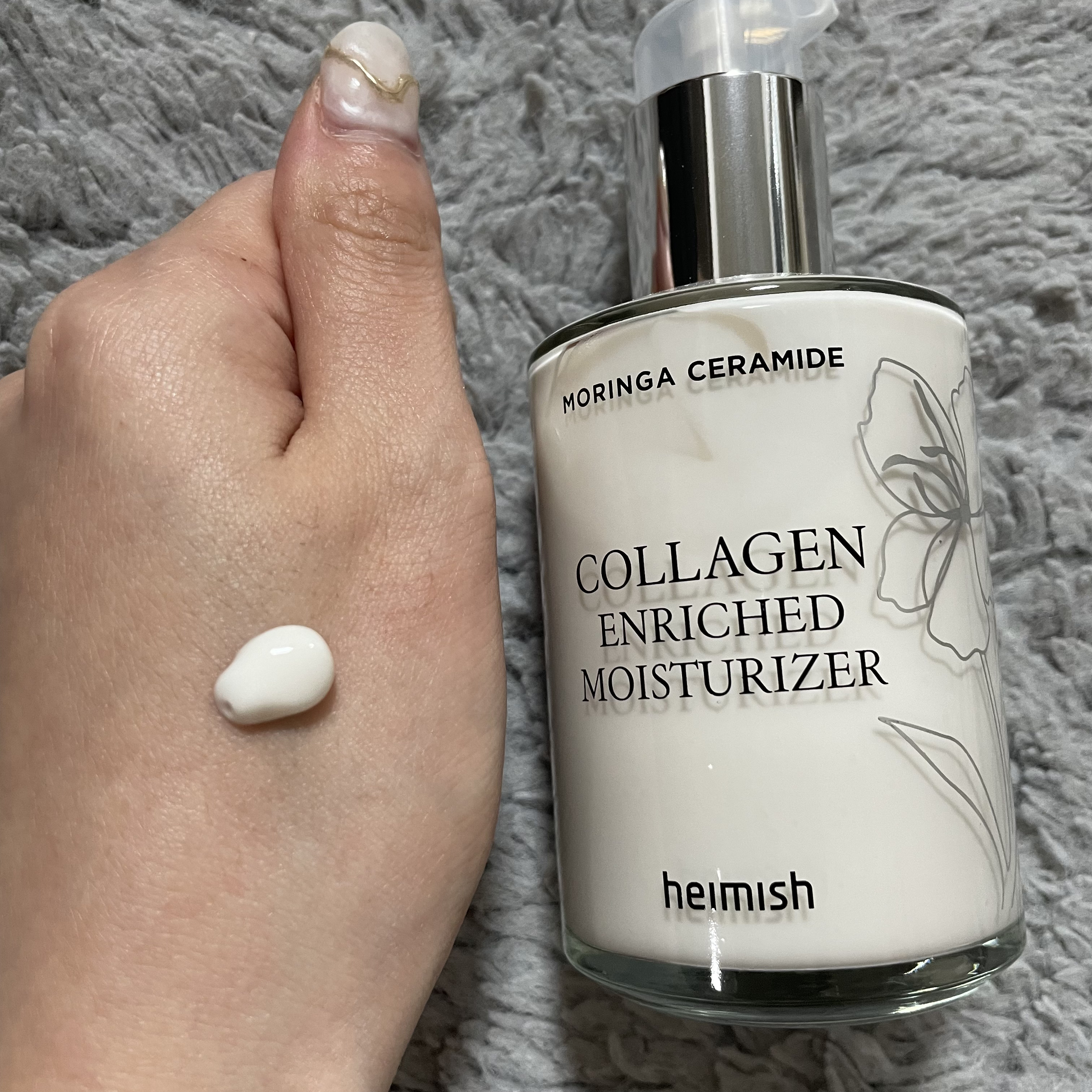 モリンガ セラミド コラーゲン エンリッチド モイスチャライザー/heimish/乳液を使ったクチコミ（2枚目）
