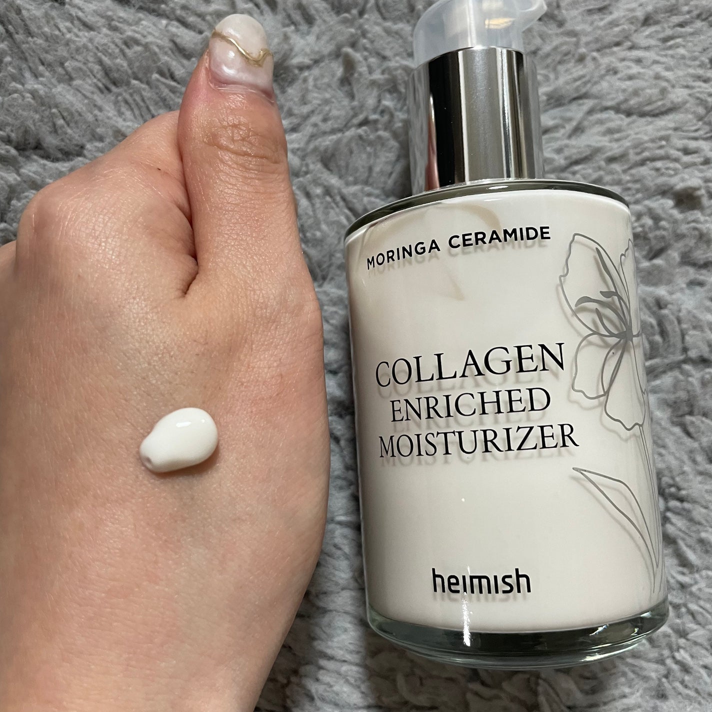 モリンガ セラミド コラーゲン エンリッチド モイスチャライザー/heimish/乳液を使ったクチコミ(2枚目)