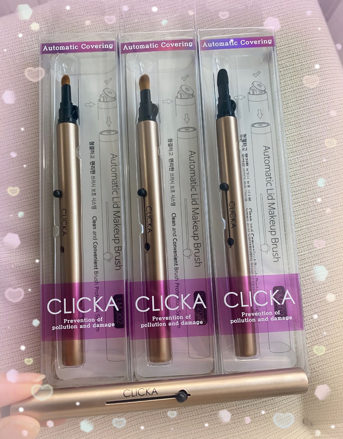 CLICKAメイクブラシ/CLICKA/メイクブラシを使ったクチコミ(1枚目)