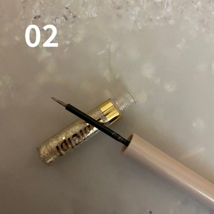 グリッターイルミネーションライナー/CipiCipi/リキッドアイライナーを使ったクチコミ(3枚目)