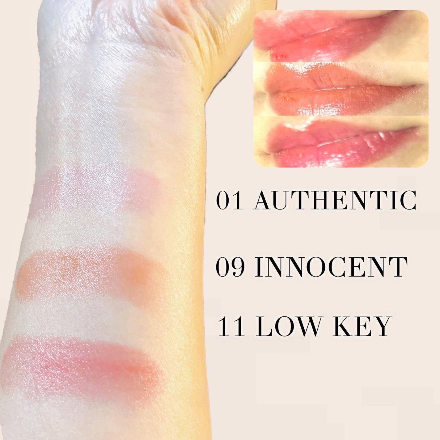 オーセンティック リップ バーム/athé/口紅を使ったクチコミ(4枚目)