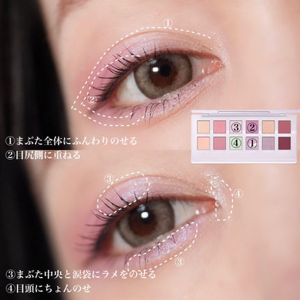 エクスプローラ12色 動物アイシャドウパレット/PERFECT DIARY/アイシャドウパレットを使ったクチコミ(5枚目)