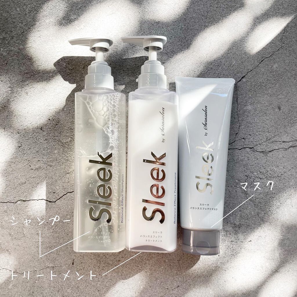バランスエフェクトシャンプー／トリートメント/スリーク by サラサロン/市販シャンプーを使ったクチコミ（1枚目）