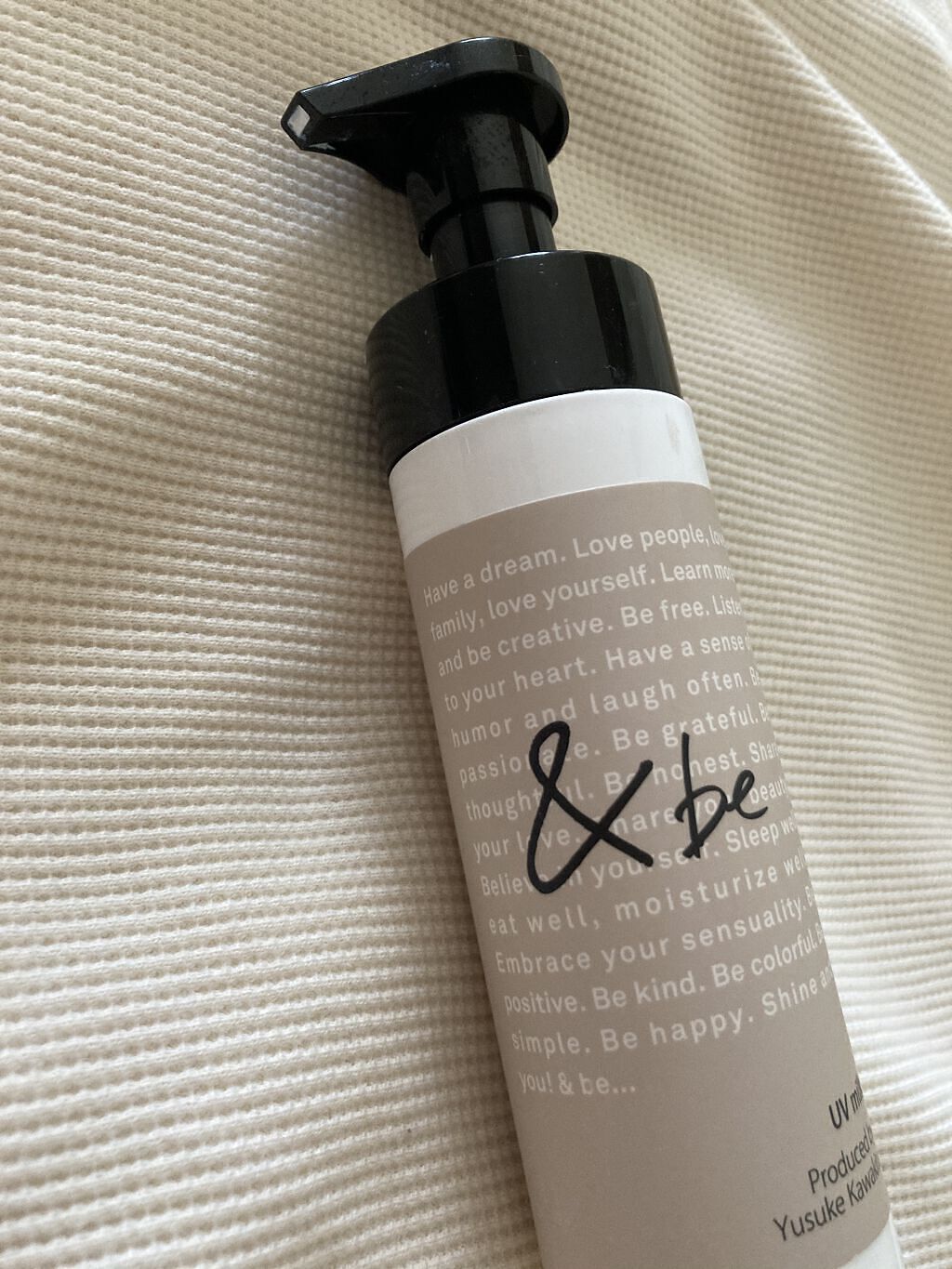 UVミルク/＆be/日焼け止め・UVケアを使ったクチコミ（1枚目）