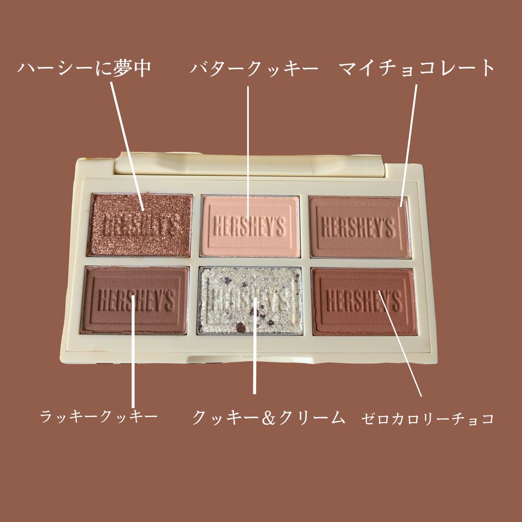 ハーシー プレイカラーアイズミニ/ETUDE/アイシャドウパレットを使ったクチコミ(2枚目)