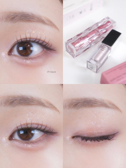 グリッターアイシャドウ/Dear.A/グリッターを使ったクチコミ(6枚目)