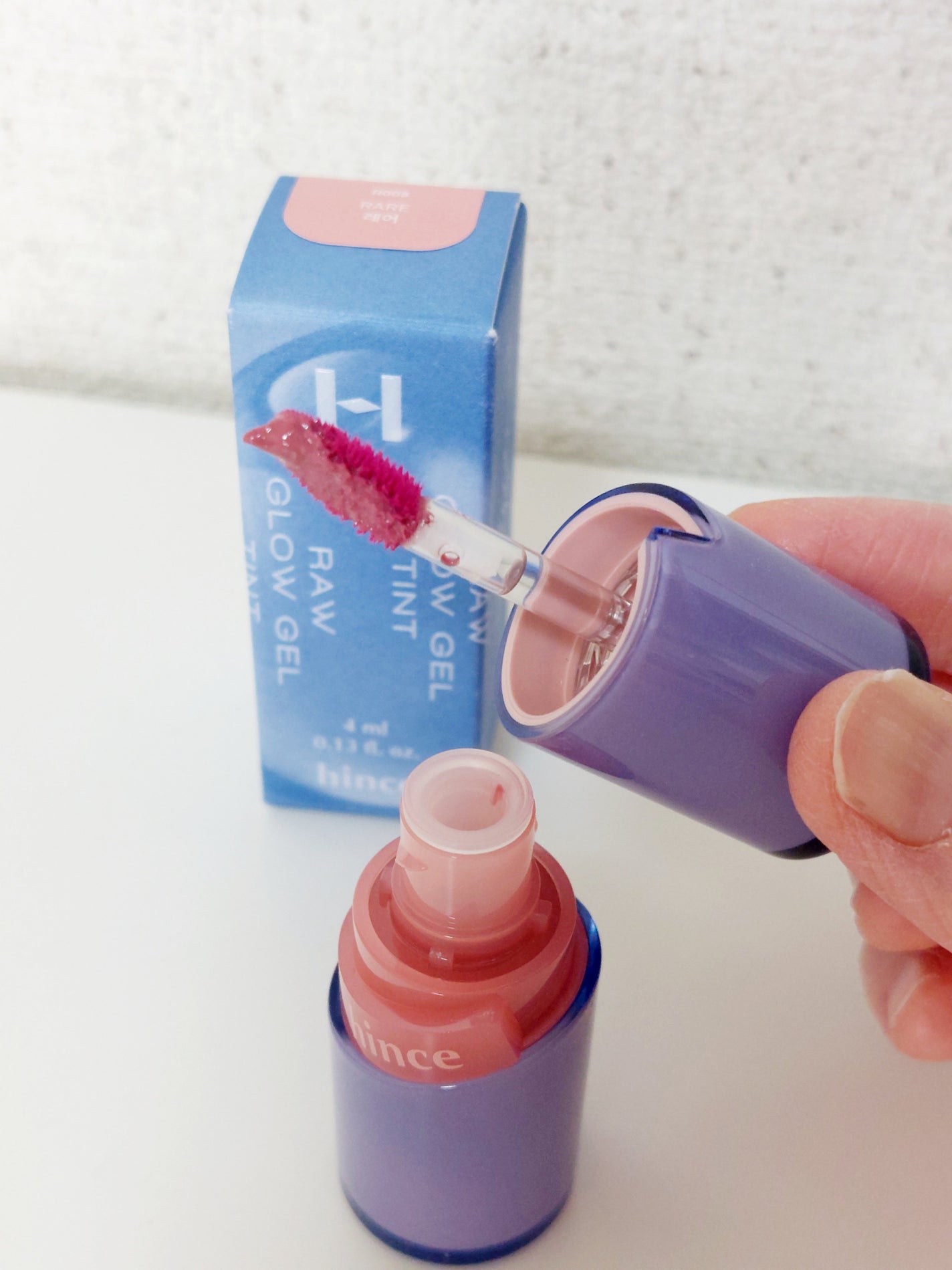 ロウグロウジェルティント/hince/リップティントを使ったクチコミ(2枚目)