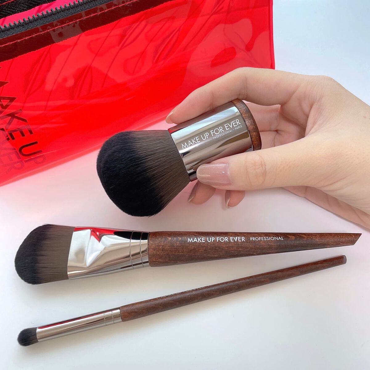 専用MAKE UP FOR EVER ブラシ 4本セット 試してみた】ブラシセット アイコン2022 MAKE UP FOR EVERの