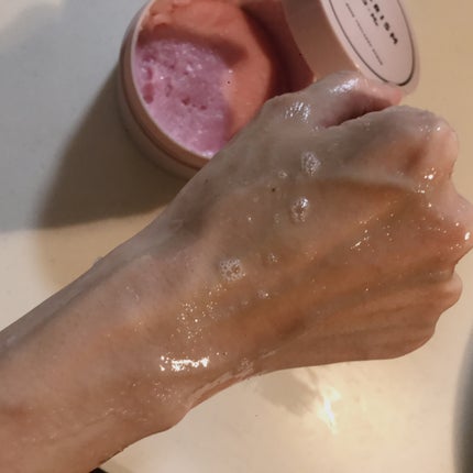 Q+Me スウィート ボム タラソ スクラブ/AGARISM/バスト・ヒップケアを使ったクチコミ(4枚目)