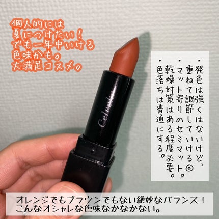 ディグニファイド リップス/Celvoke/口紅を使ったクチコミ(5枚目)