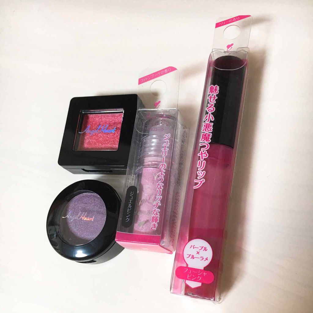 ジュエルアイシャドウ チェリーピンク/エンジェルハート/単色アイシャドウを使ったクチコミ（3枚目）