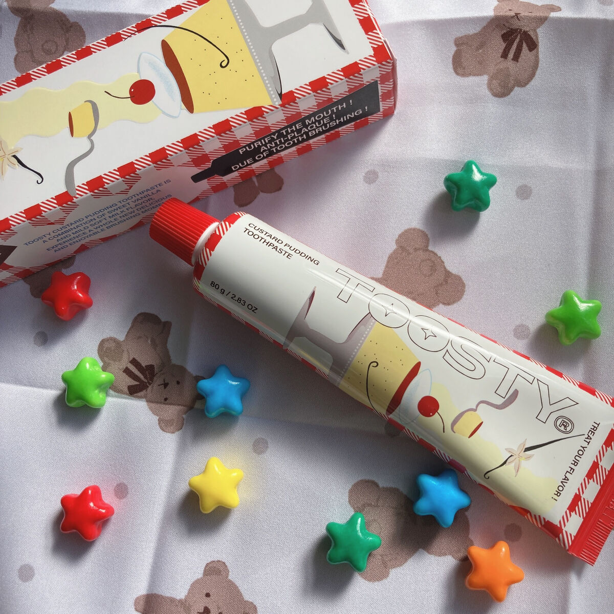 トゥースペースト カスタードプリン/TOOSTY/歯磨き粉を使ったクチコミ（1枚目）