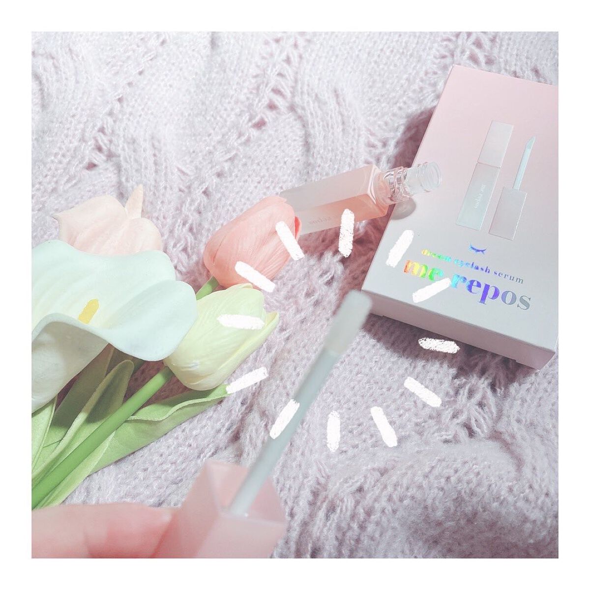 メルポス ドリームアイラッシュセラム/me repos/まつげ美容液を使ったクチコミ（2枚目）