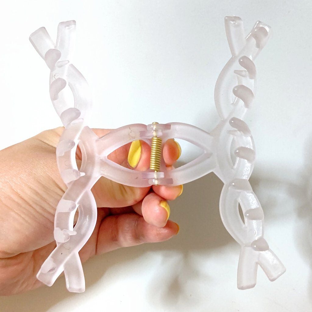 バンスクリップ/DAISO/ヘアアクセサリーを使ったクチコミ(4枚目)