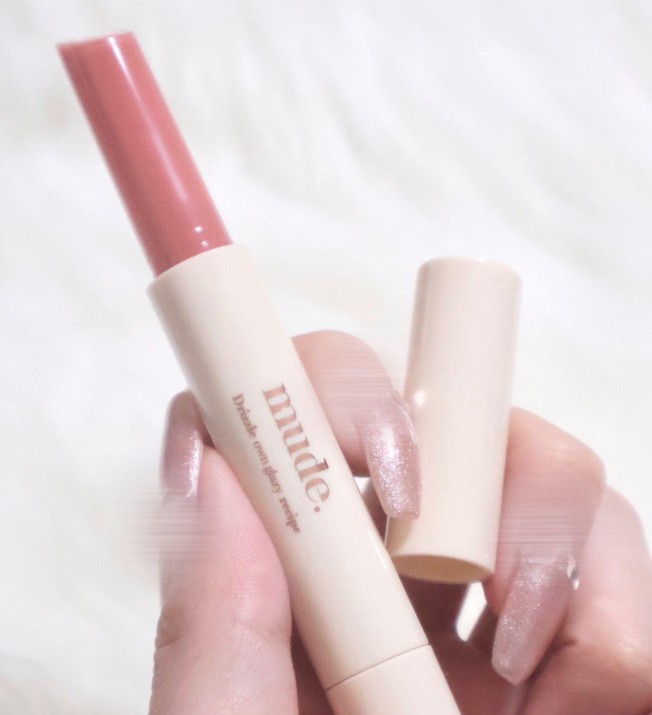 ドリズルバーム/mude./口紅を使ったクチコミ（2枚目）