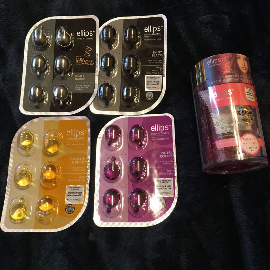 ヘアーオイル【トリートメント】/ellips/ヘアオイルを使ったクチコミ（1枚目）