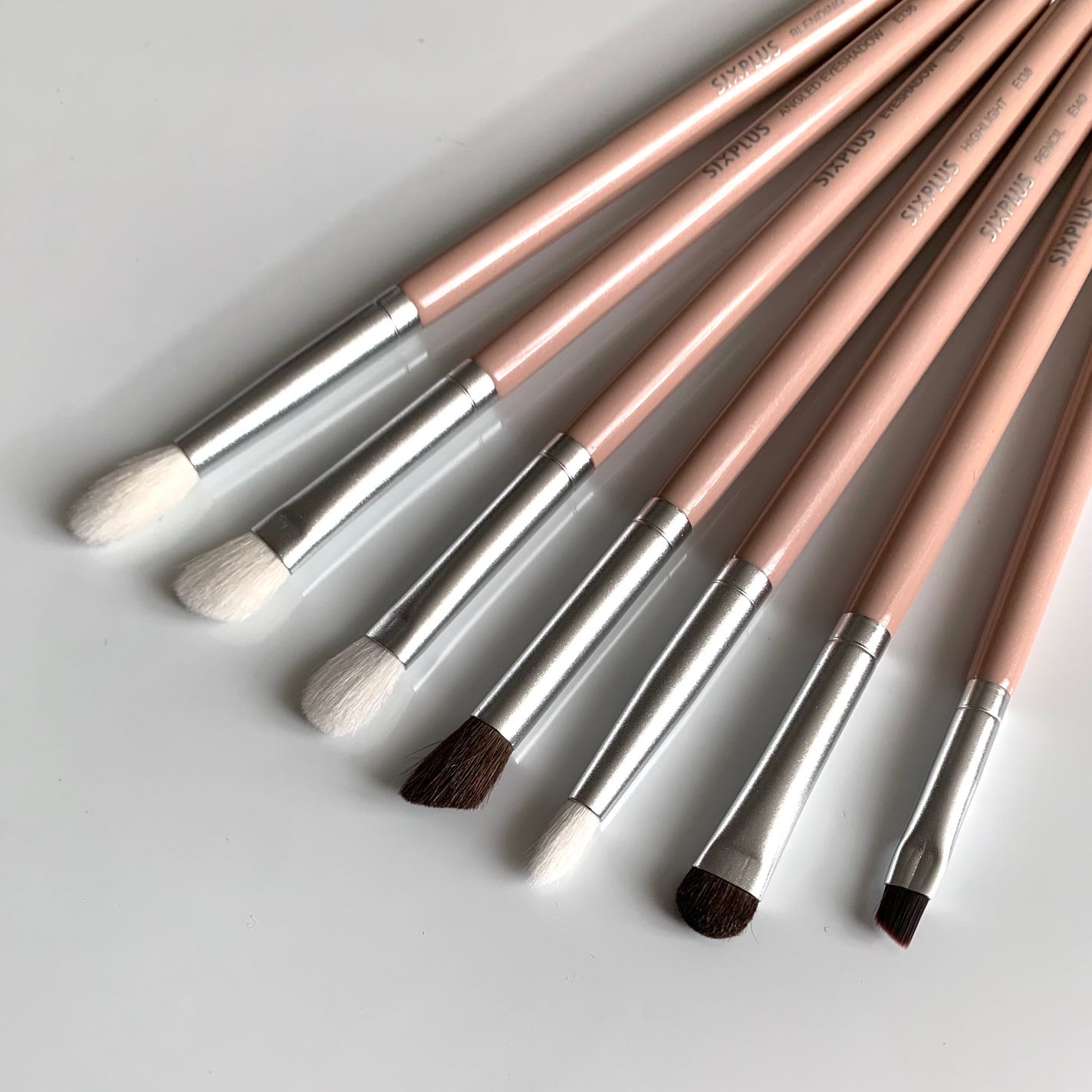 SIXPLUS ホワイトパール アイメイクブラシ 7本セット/SIXPLUS/メイクブラシを使ったクチコミ(10枚目)