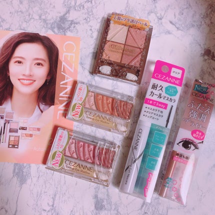 トーンアップアイシャドウ/CEZANNE/アイシャドウパレットを使ったクチコミ(1枚目)