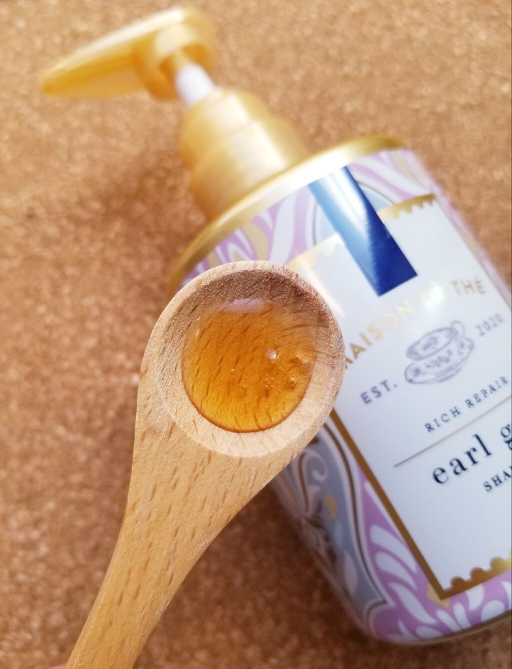 リッチリペア シャンプー／トリートメント/MAISON DE THÉ/市販シャンプーを使ったクチコミ（3枚目）