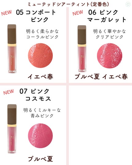 ミューテッドシアーティント/Ririmew/リップティントを使ったクチコミ(3枚目)