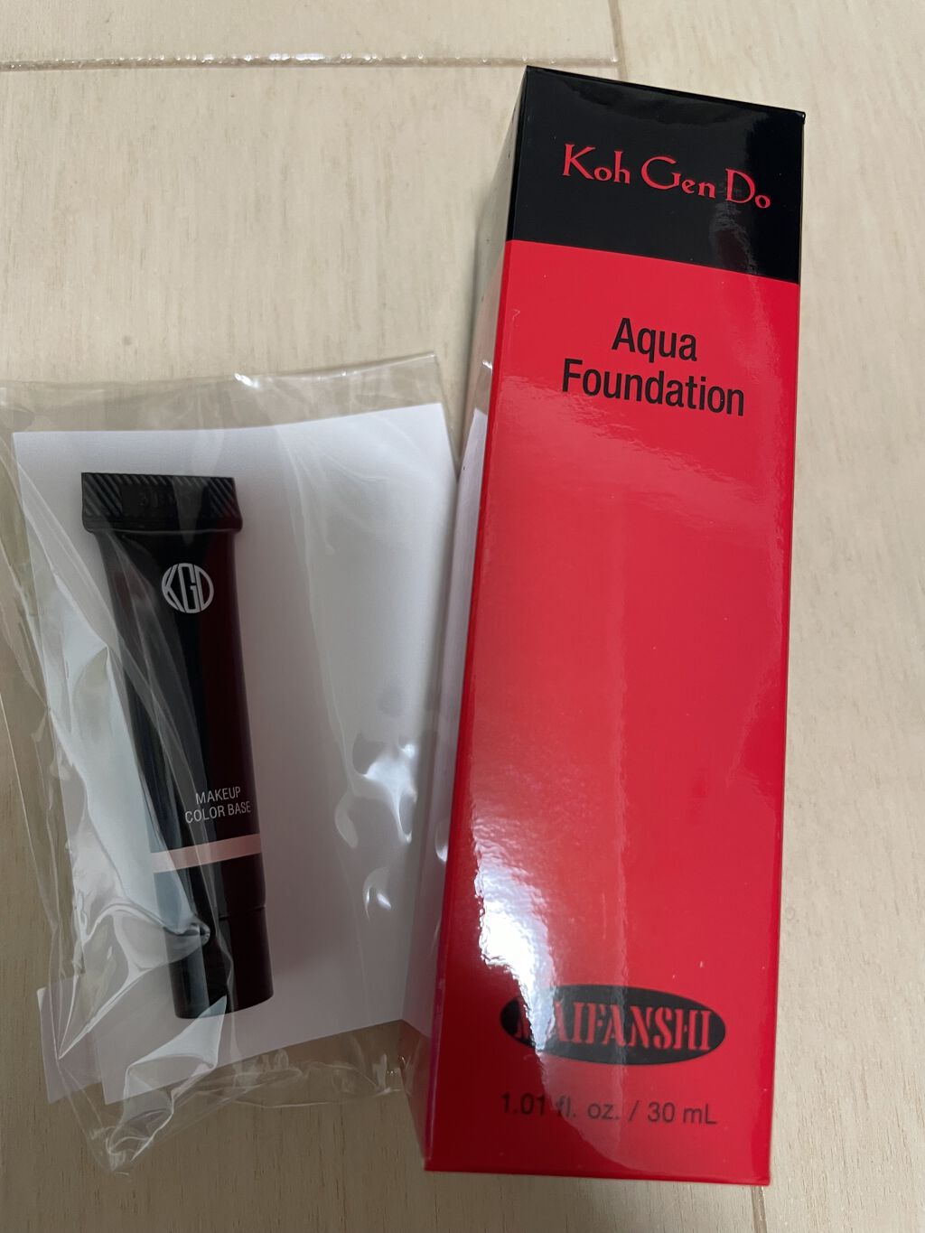 マイファンスィー アクアファンデーション 113(標準色) オークル/Koh Gen Do/リキッドファンデーションを使ったクチコミ（2枚目）