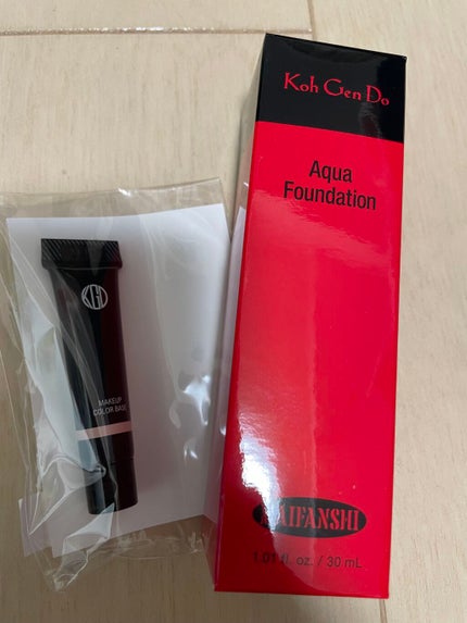 マイファンスィー アクアファンデーション 113(標準色) オークル/Koh Gen Do/リキッドファンデーションを使ったクチコミ(2枚目)
