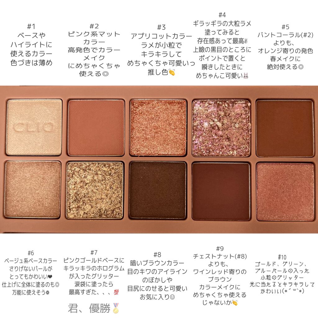 プロ アイ パレット/CLIO/アイシャドウパレットを使ったクチコミ(3枚目)