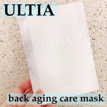 back aging care mask/ULTIA/シートマスク・パックを使ったクチコミ（1枚目）