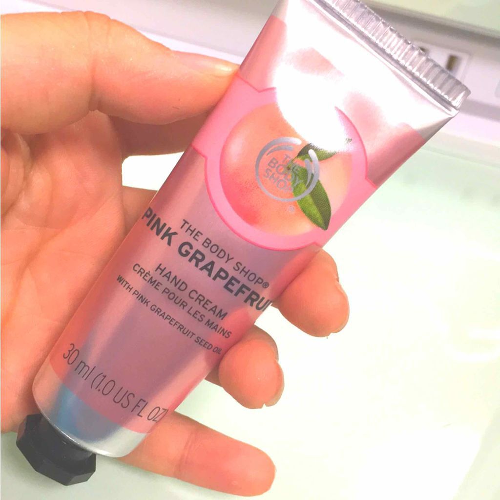 ハンドクリーム ピンクグレープフルーツ/THE BODY SHOP/ハンドクリームを使ったクチコミ(1枚目)
