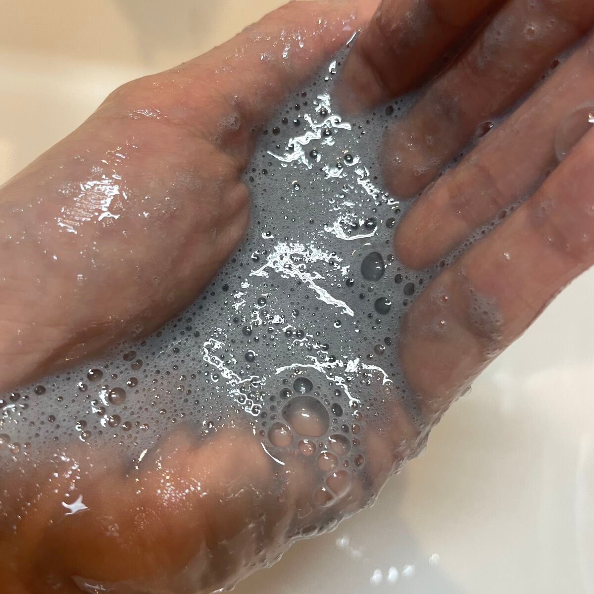 ブラッククリームシャンプー/creme de Ann/市販シャンプーを使ったクチコミ(3枚目)