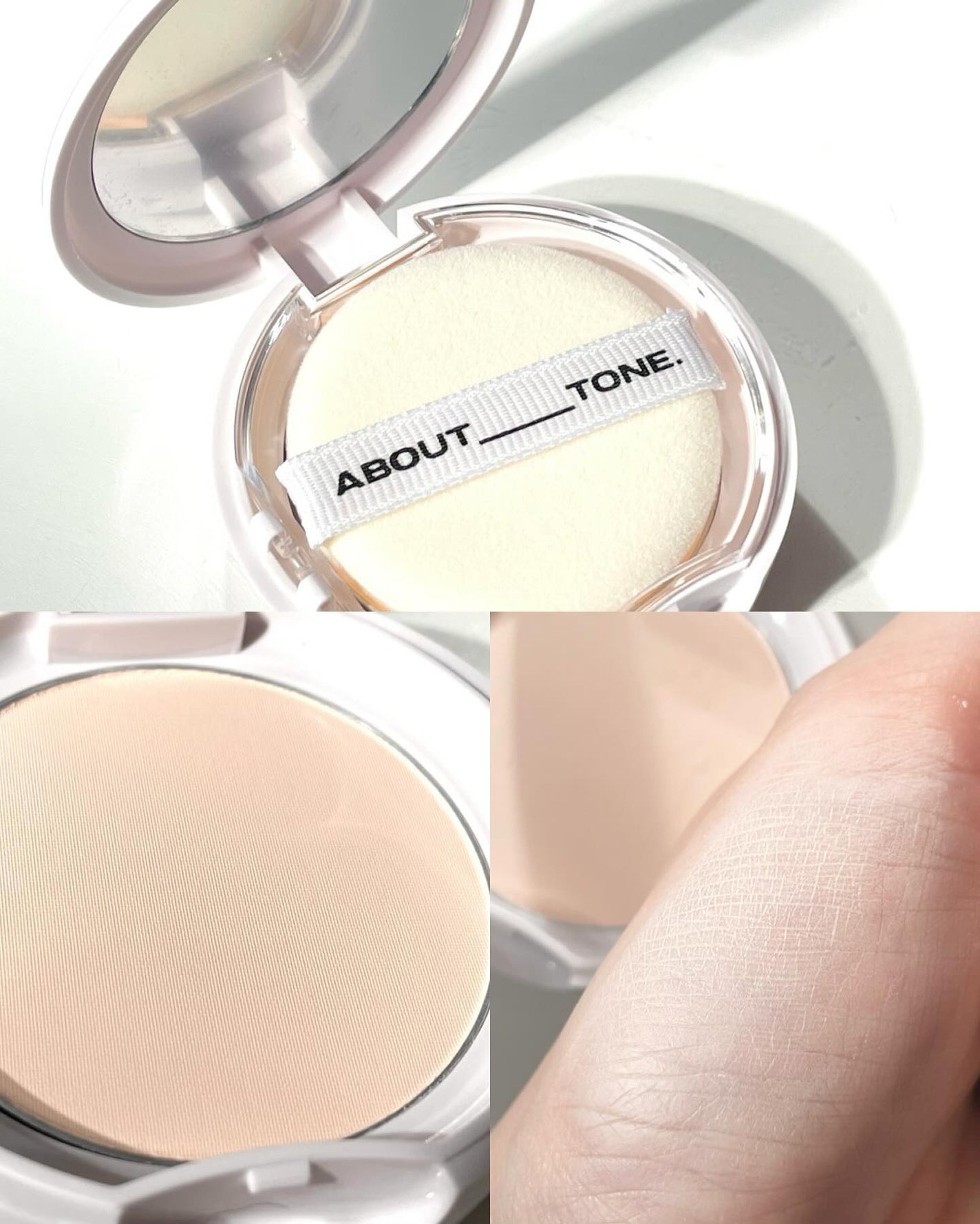セバムカットパウダーパクト/ABOUT TONE/プレストパウダーを使ったクチコミ(3枚目)