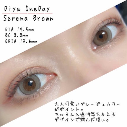 Diya 1day/Diya/ワンデー(1DAY)カラコンを使ったクチコミ(2枚目)