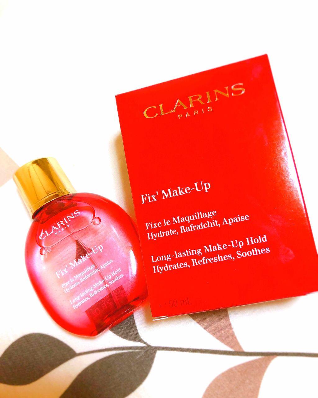 フィックス メイクアップ/CLARINS/ミスト状化粧水を使ったクチコミ（1枚目）