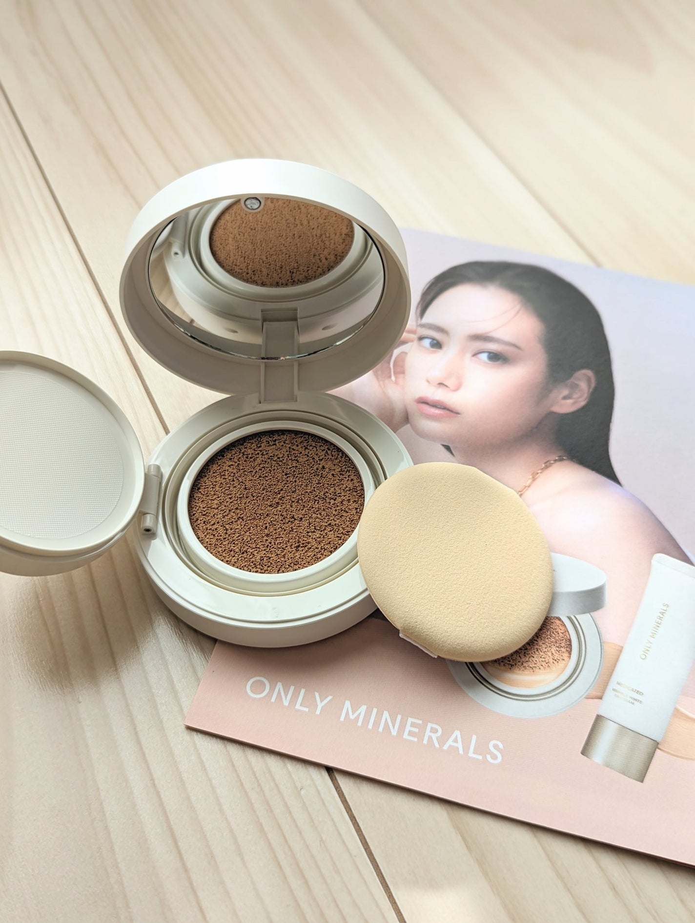 薬用 リンクルホワイト クッションBB/ONLY MINERALS/クッションファンデーションを使ったクチコミ(2枚目)