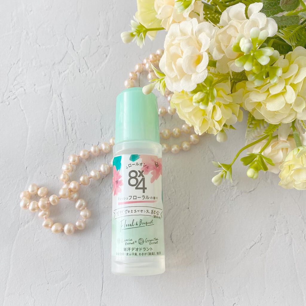 ロールオン フレッシュフローラルの香り/8x4/デオドラント・制汗剤を使ったクチコミ(3枚目)