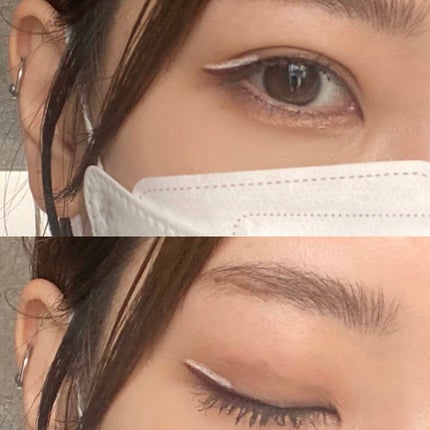 EYE OPENING LINER/UZU BY FLOWFUSHI/リキッドアイライナーを使ったクチコミ(2枚目)