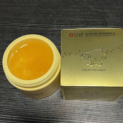 SNP ゴールド コラーゲン スリーピング パック/SNP/シートマスク・パックを使ったクチコミ(2枚目)