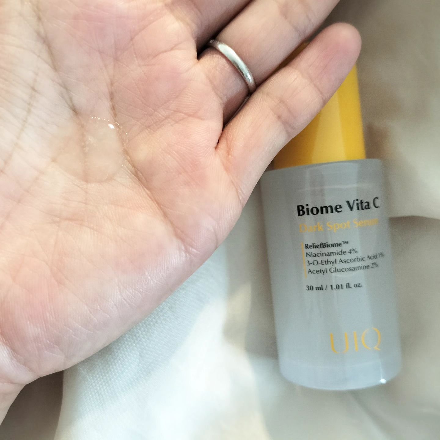 バイオームビタCダークスポットセラム/UIQ/美容液を使ったクチコミ（2枚目）
