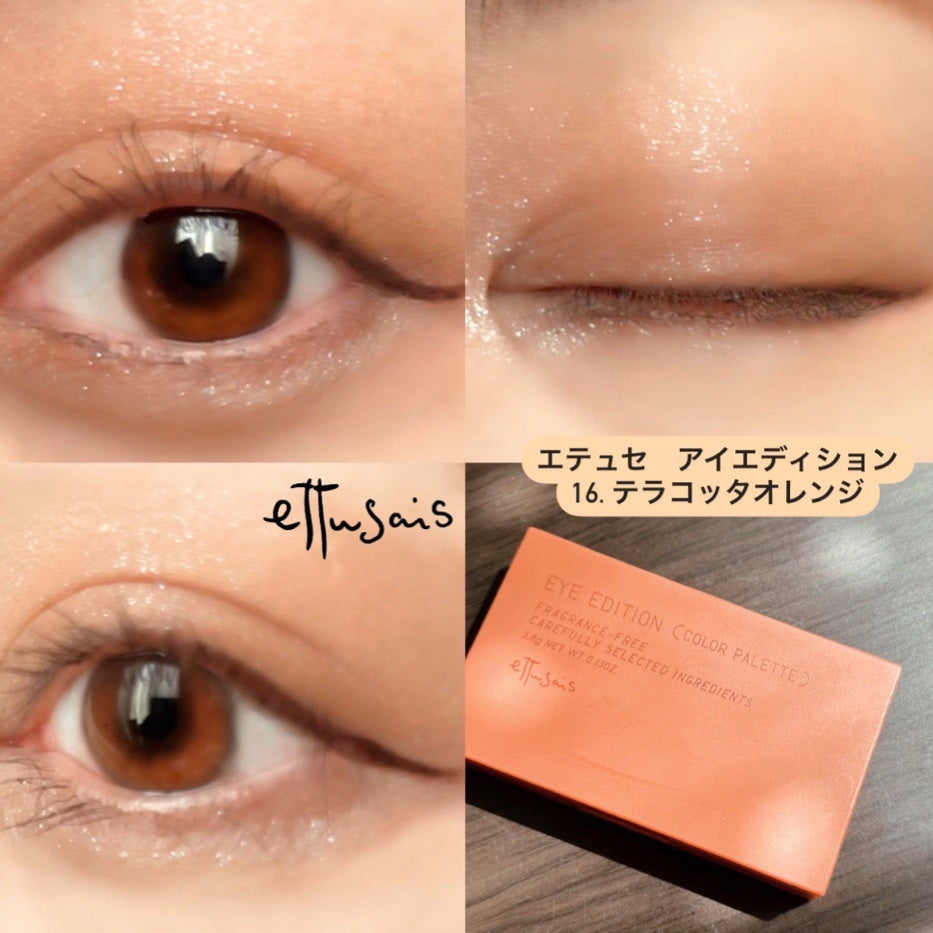 エテュセ アイエディション(カラーパレット)/ettusais/アイシャドウパレットを使ったクチコミ(4枚目)