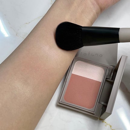 シアーブラッシュ /rafuna/パウダーチークを使ったクチコミ(3枚目)