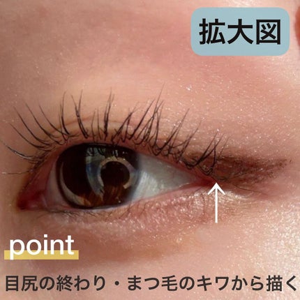 シルキーリキッドアイライナーWP/D-UP/リキッドアイライナーを使ったクチコミ(7枚目)